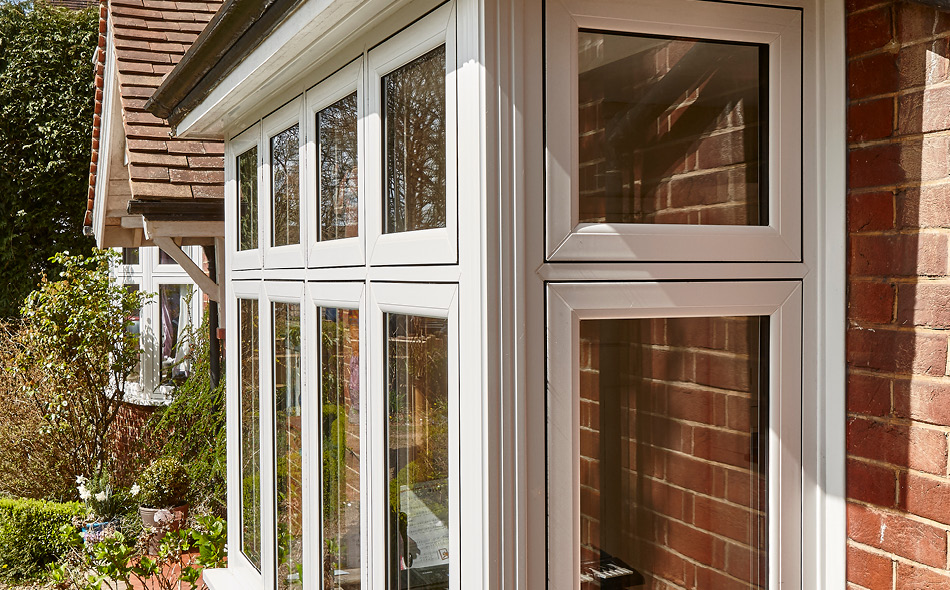 Wide-opening French casement windows
with safety benefits