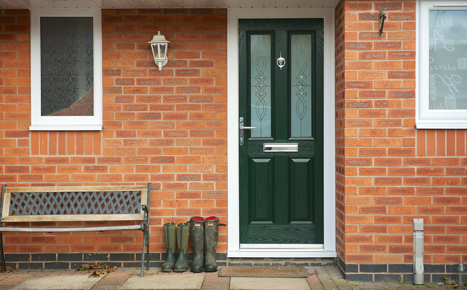 Composite Door – Dark Green