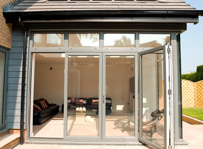 Bi-Fold Doors – Agate Grey
