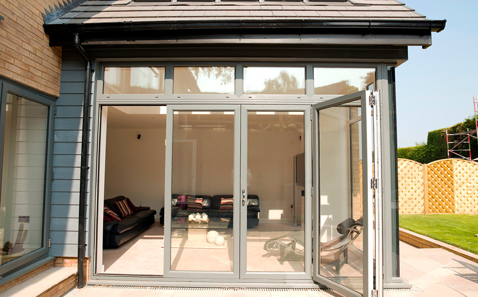 Bi-Fold Doors – Agate Grey