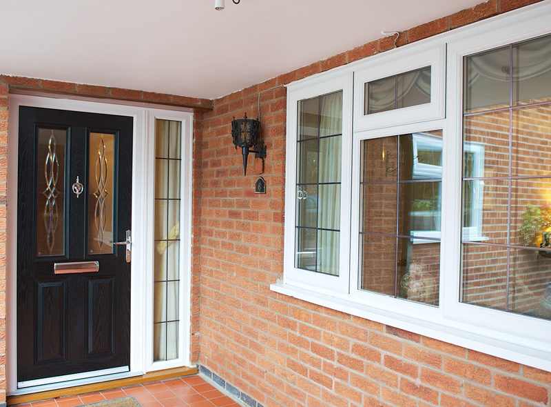 Composite Door with Sidelight