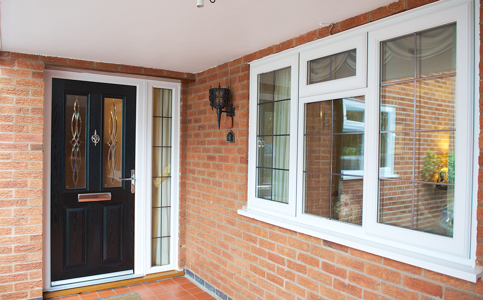 Composite Door with Sidelight