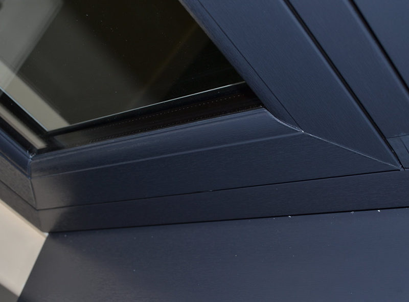 Flush Sash – Anthracite (Grained)