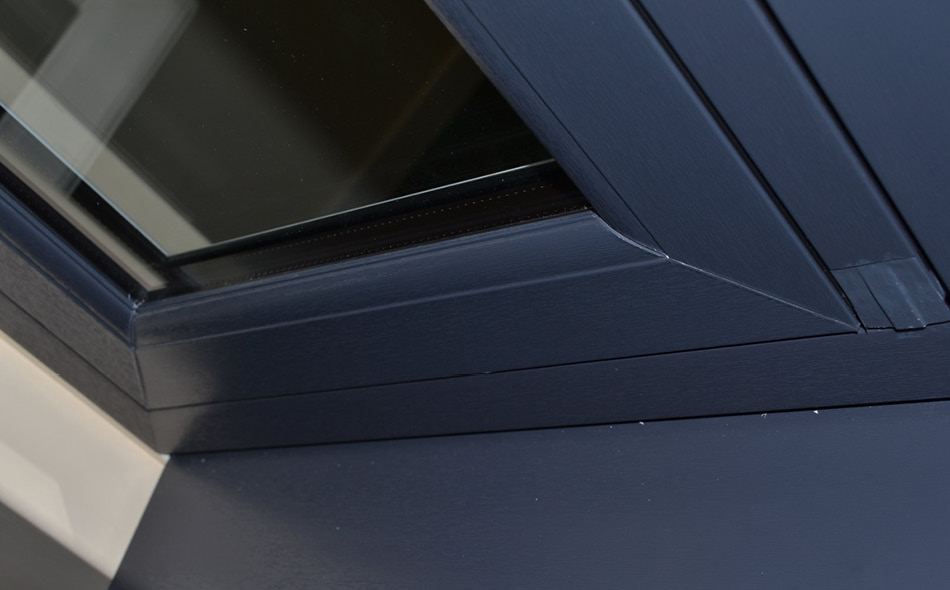 Flush Sash – Anthracite (Grained)