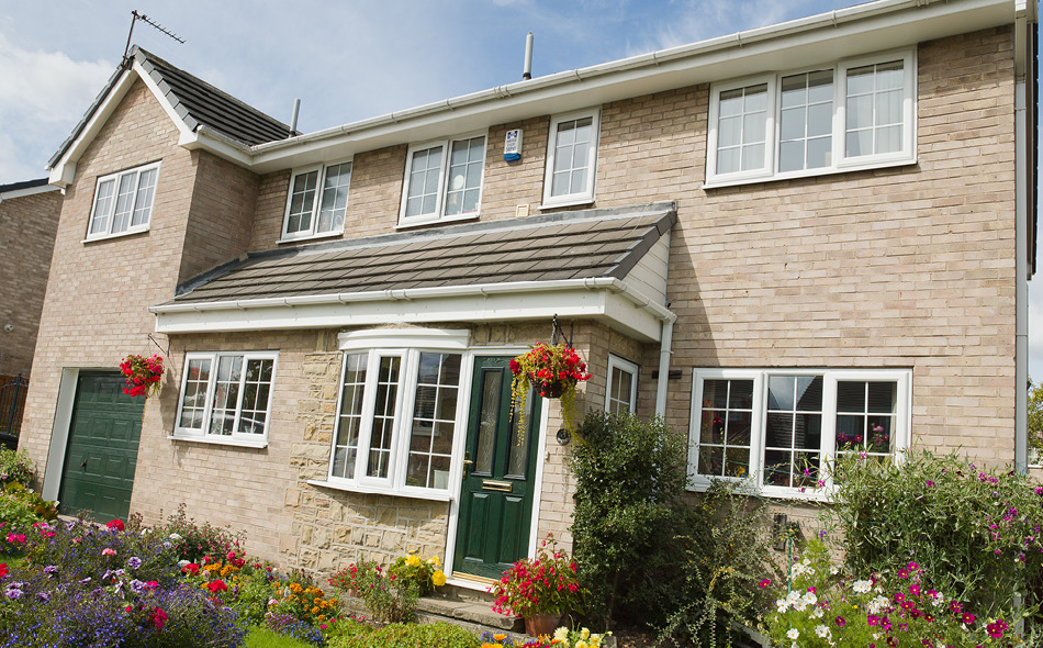 A wide range of composite front door colours