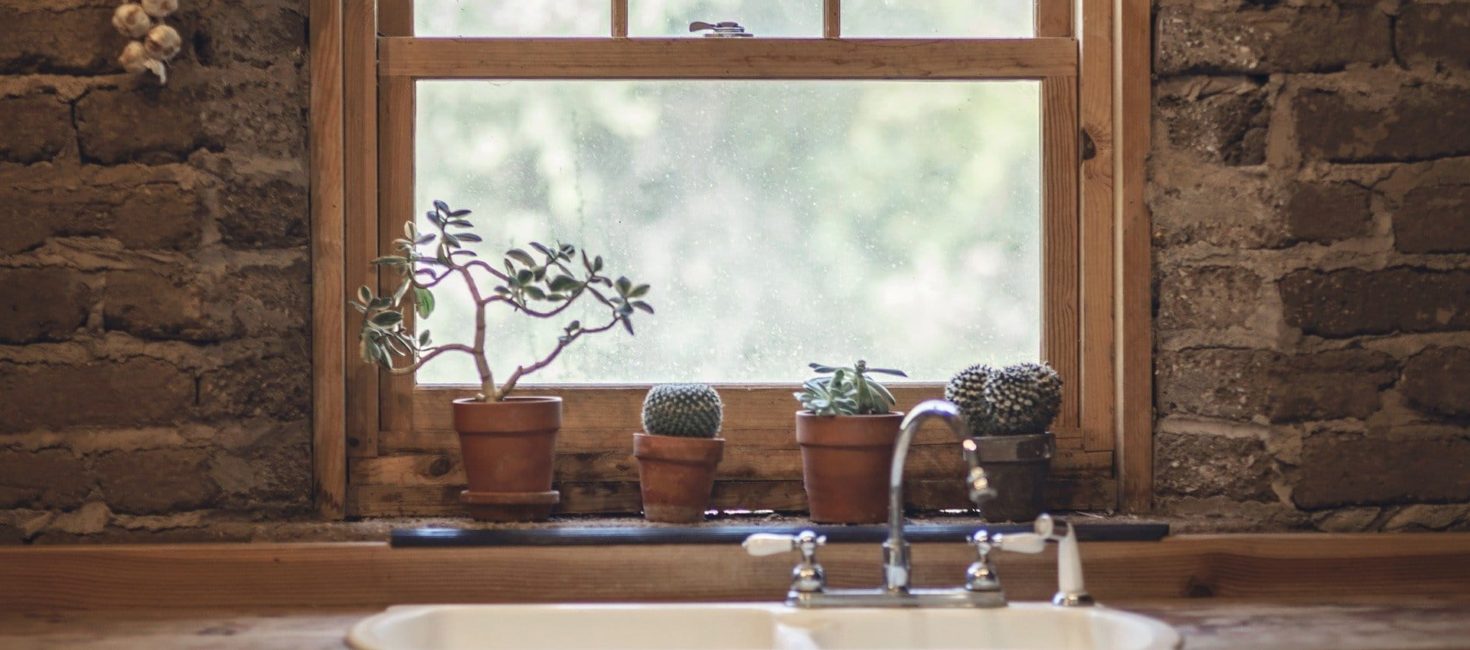 Natural light coming through window